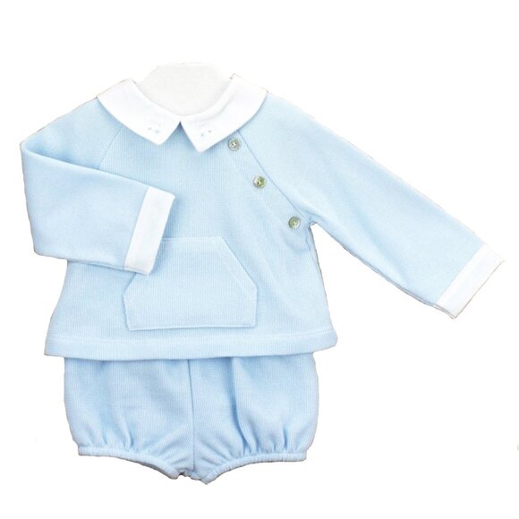 Babidu Canutillo Ranita Creeper Set - Sky Blue - NEW